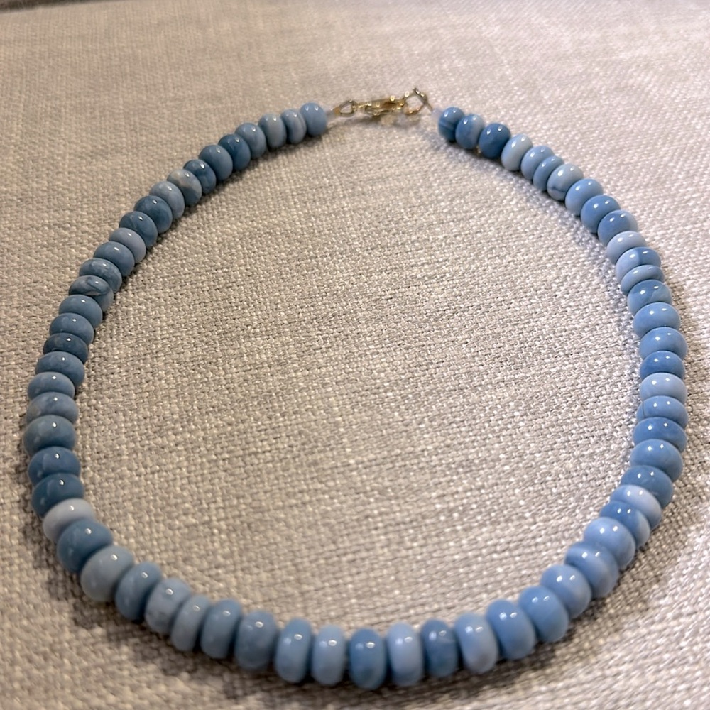 Opal Gemstone Beaded Necklace - Picture 4 of 5
